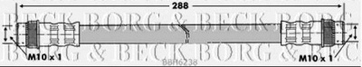 BORG & BECK bbh6238 -  Тормозной шланг